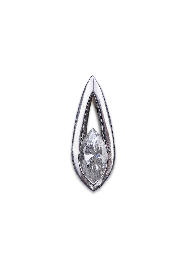 A diamond pendant